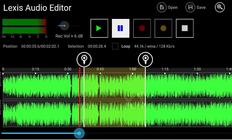 Lexis Audio Editor Mobile App