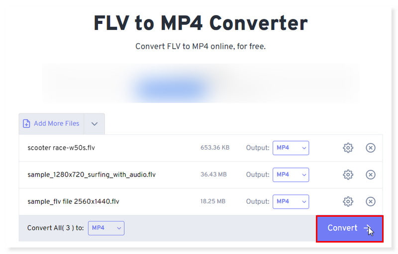 Free Convert All FLV Files