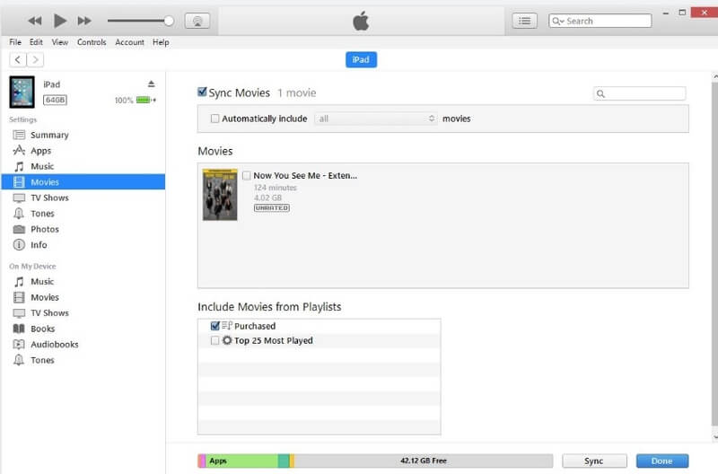 Import the Ripped DVD Movies to iTunes 