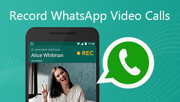 Grave uma videochamada no WhatsApp