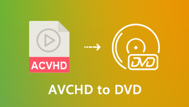 AVCHD'den DVD'ye