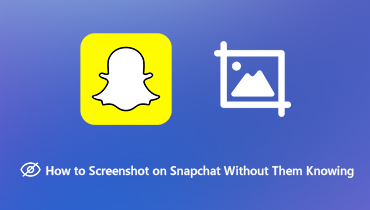 Skærmbillede på Snapchat uden dem at vide