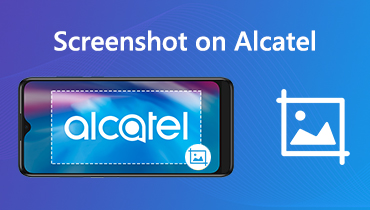 Tangkapan skrin di Alcatel