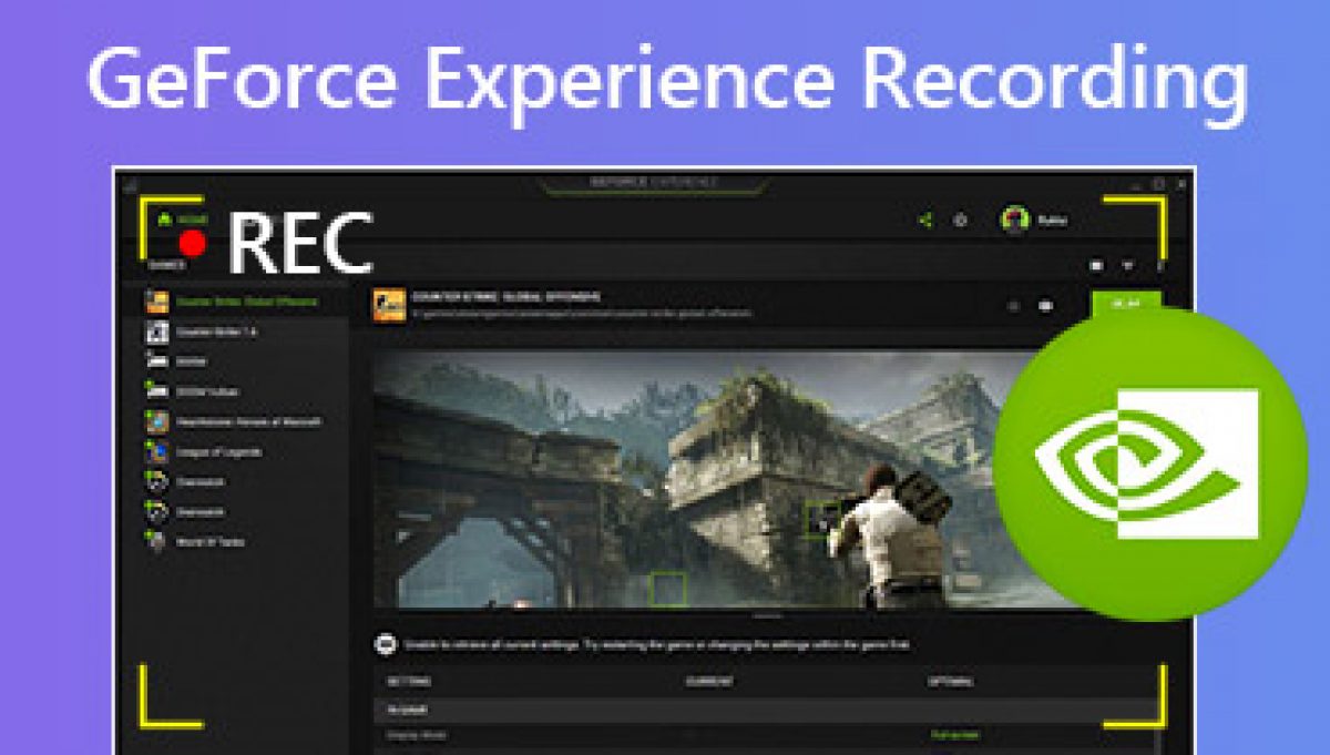 Geforce experience что то пошло не так