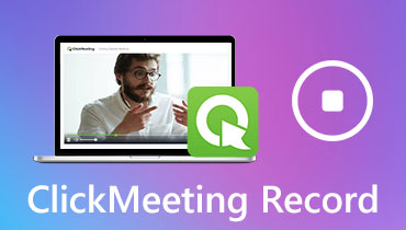 Klik op Meeting Record