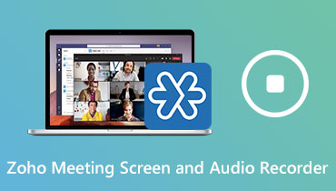 Zoho meeting screen and audio recorder
