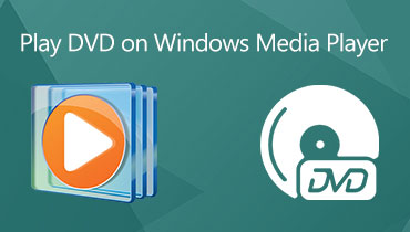 قم بتشغيل DVD على Windows Media Player