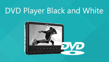DVD-afspiller sort / hvid