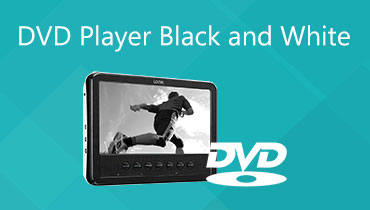 DVD Player Black and White