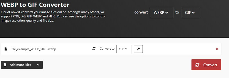 cloudconvert webp em gif