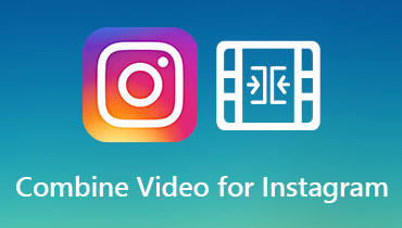Kombinera videor för Instagram