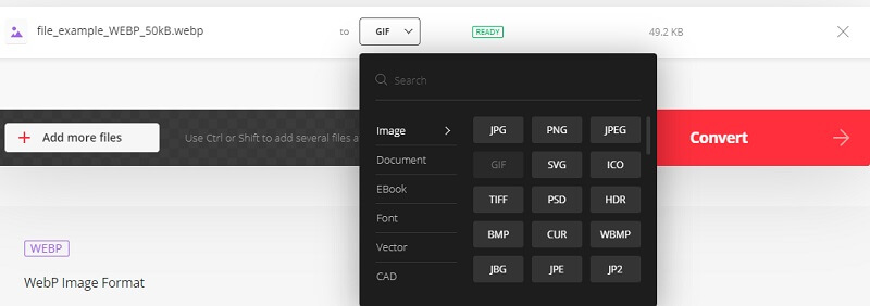 convertio webp in gif
