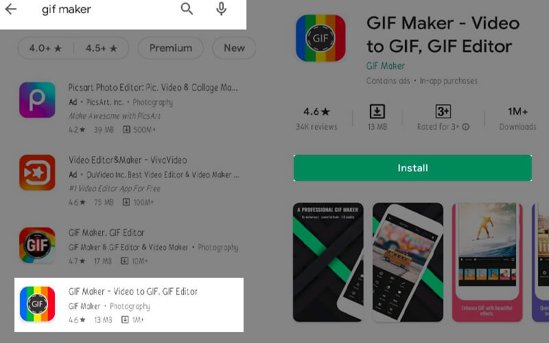 Preuzimanje GIF Maker -a