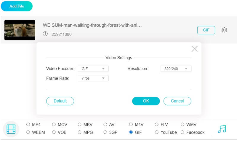 Vidmore Free Online Converter Interface