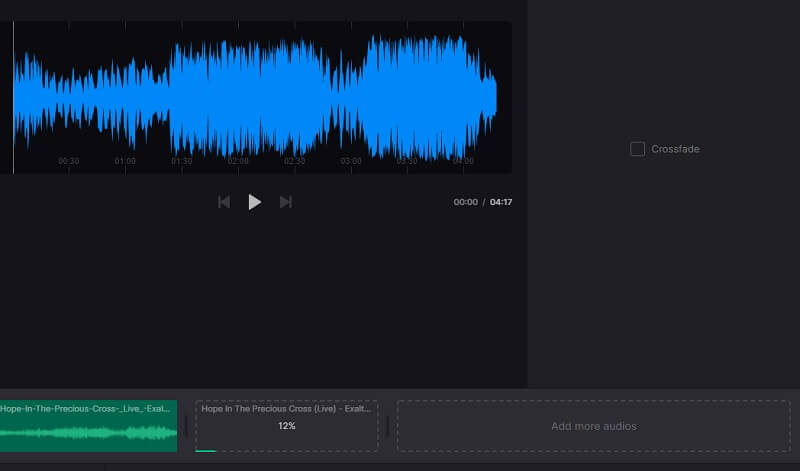 Pengadun Audio Clideo Audio Joiner