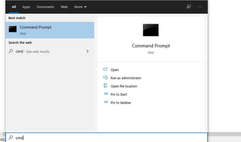 Command Prompt Open CMD WMA To MP3