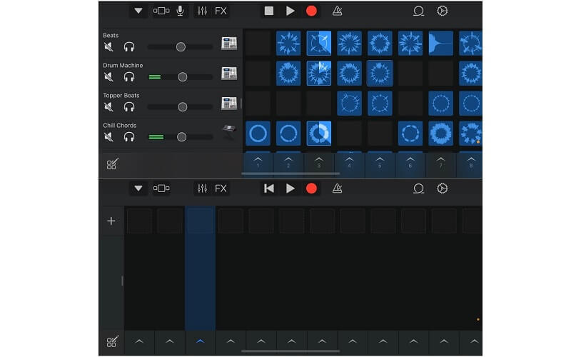 Garage Band Interface MP3 Cutter