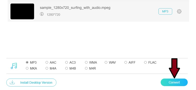 Vidmore Foac Convert MPEG MPEG To MP3