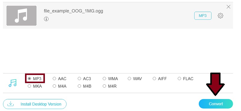 Vidmore Foac Convert OGG OGGtoMP3