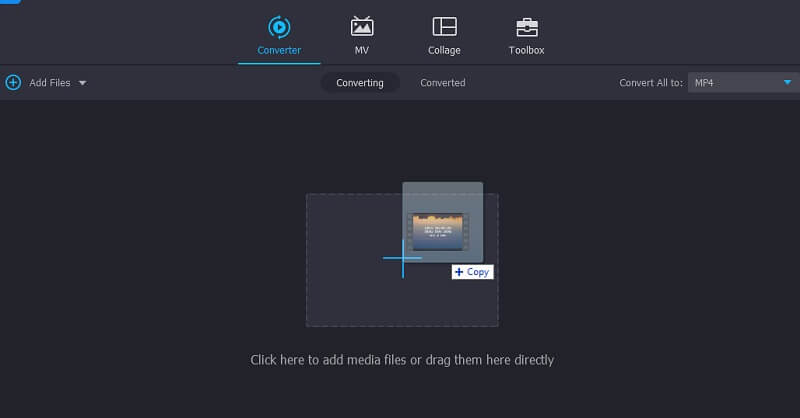 Vidmore Vc Kako rotirati video zapis na Androidu Učitajte video datoteku