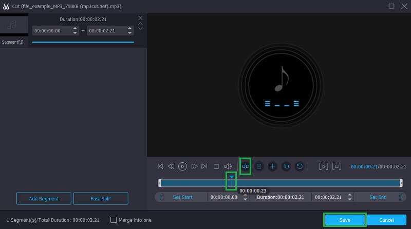 Vidmore Vc Split MP3 ตัดแต่งไฟล์ MP3