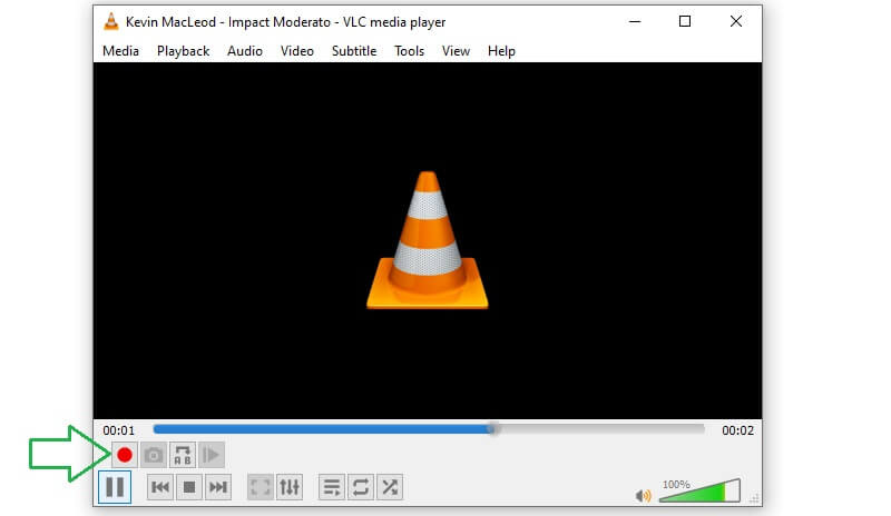 VLC Oříznout MP3 Oříznout soubor MP3