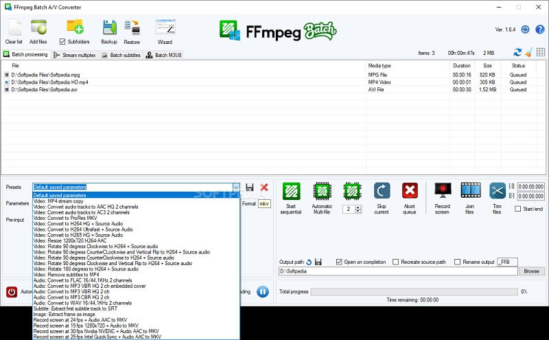 FFmpeg इंटरफ़ेस
