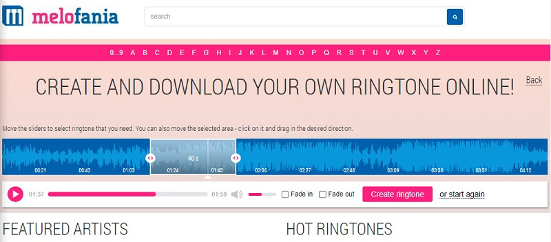 Melofonia Ringtone maken voor iPhone