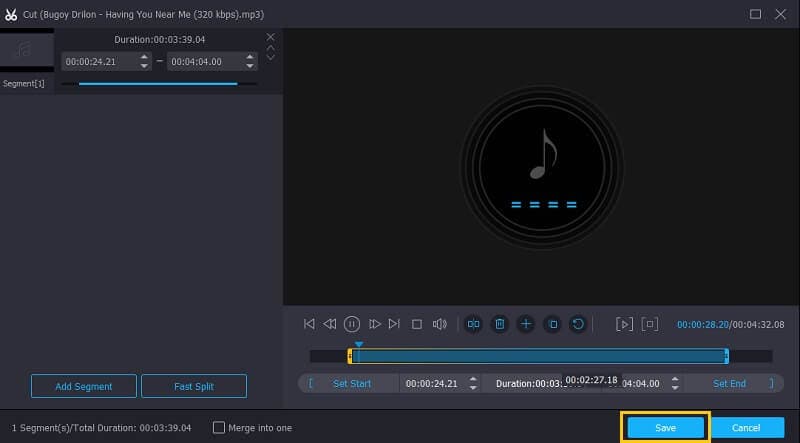 Vidmore Modifica file MP3