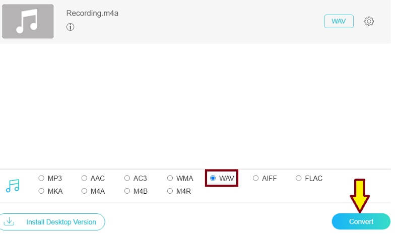 Vidmore Fac Konversi Rekaman Audio