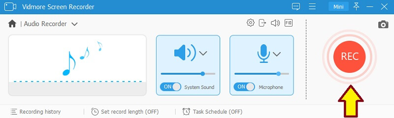 Vidmore Sr Registra audio