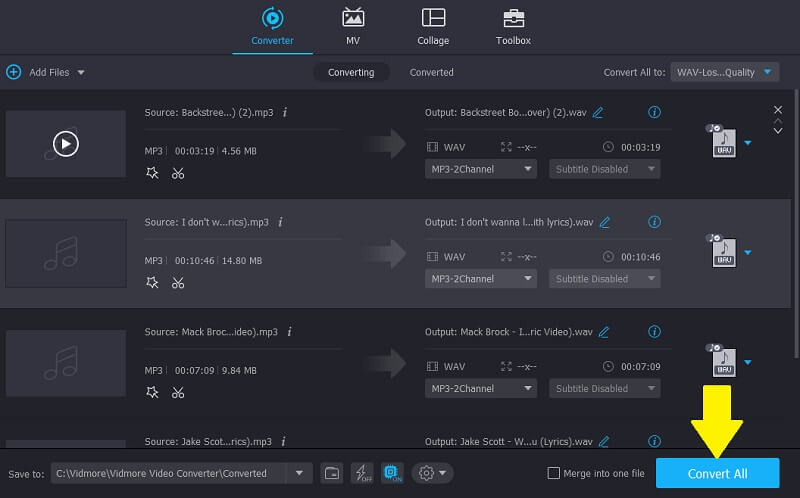 Vidmore Vc Convert MP3 To WAV