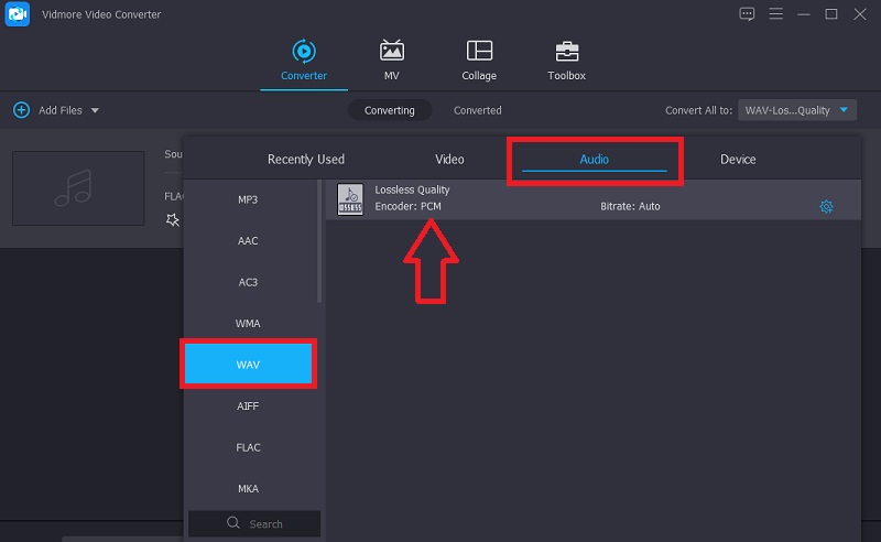 Slect Output Format