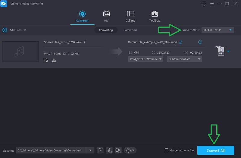 Vidmore vc Mulai Proses