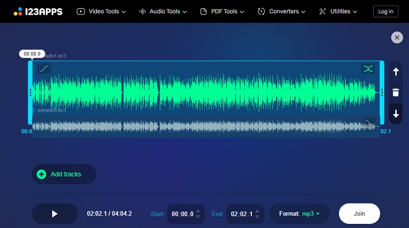123apps Audio Joiner