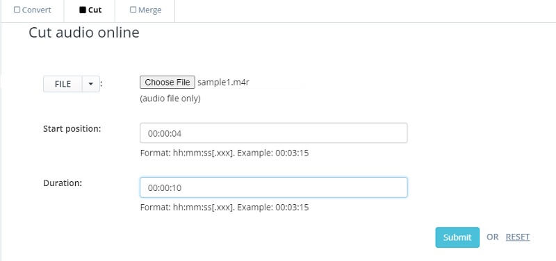 Aconvert Cut WMA File