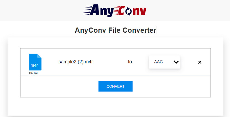 Anycon Converti M4R in OGG