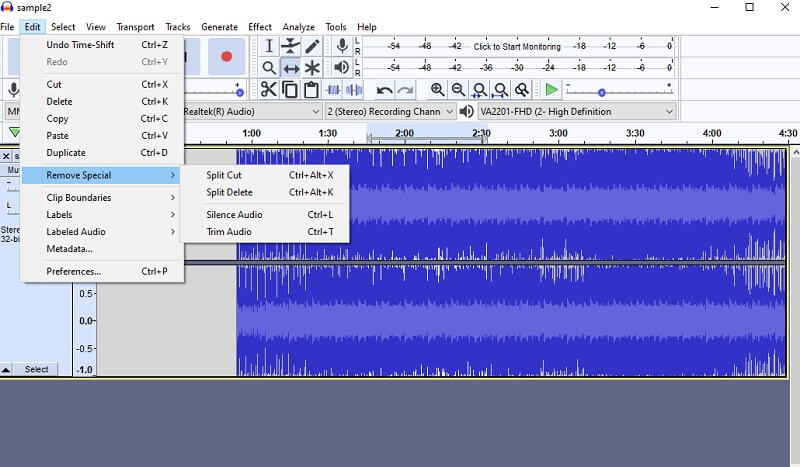 Аудио файлы Audacity Enhance