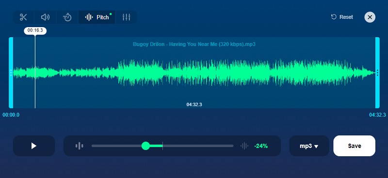 Audio Pitch Changer 123 אפליקציות