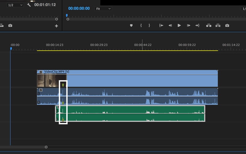 Audio Video niet gesynchroniseerd Premiere Pro