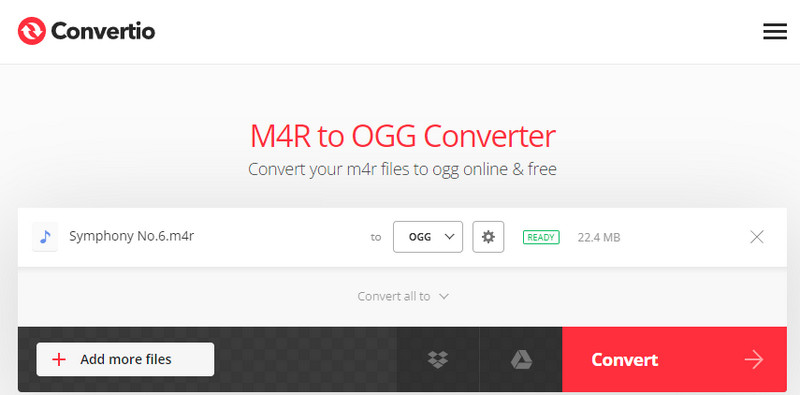 Convertio Conversion Interface