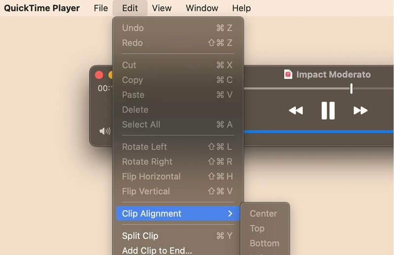 Quicktime Player'da Wav'ı Düzenle