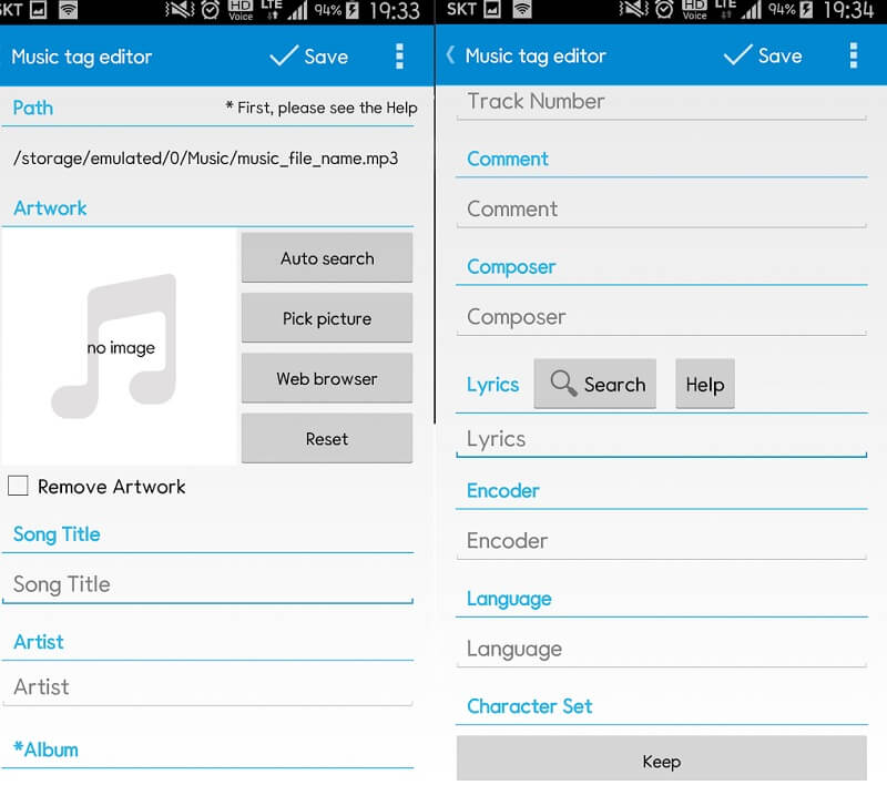 Szerkessze a WMA metaadatokat a Music Tag Editor alkalmazásban