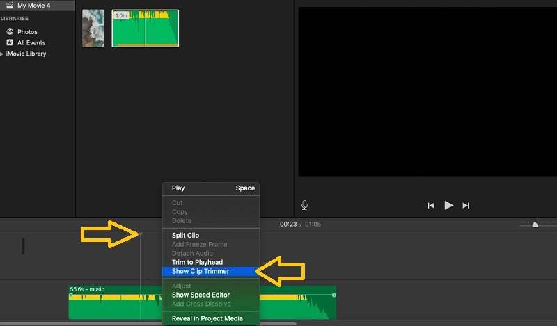 File Audio Potong iMovie