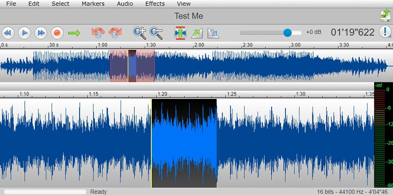 Interfaccia Twistedwave Modifica AIFF