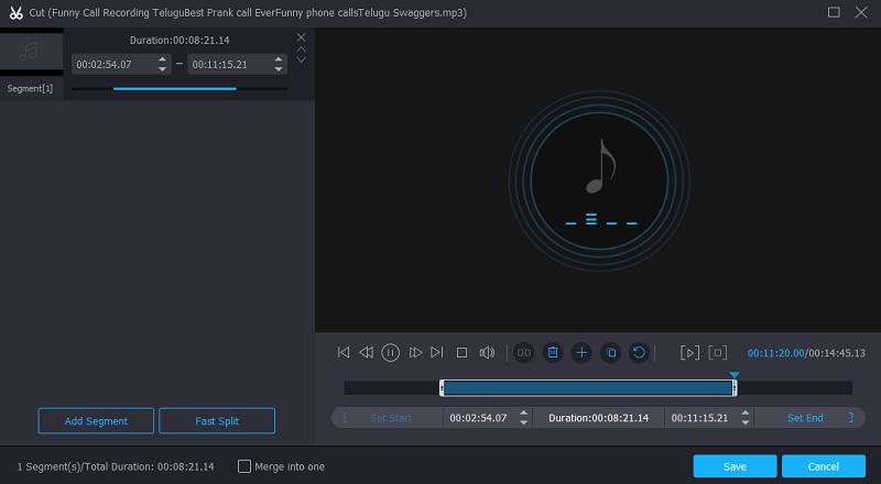 Vidmore Cut MP2 File