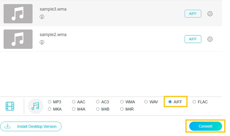 Vidmore Free Convert to AIFF