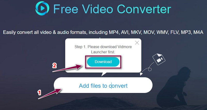 Vidmore Free Download Launcher aplikacji