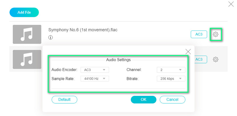 Perfil de modificação gratuita de Vidmore