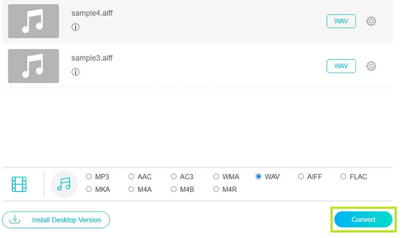 Vidmore FVC Begin conversieproces